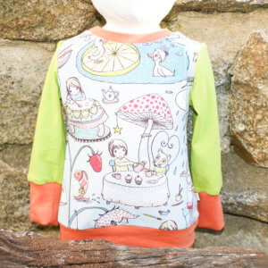 Bio Langarmshirt, BioJersey " Ich male mir meine Welt"